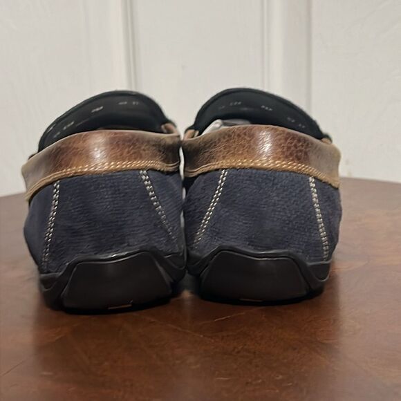 🔥🔥 MARTIN DINGMAN Royal Venetian Driving Loafer Men Size 9.5M Navy Blue Canvas - Picture 8 of 14